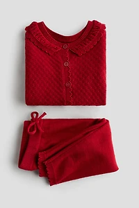 2-Piece Cotton-Knit Set