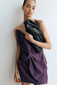 Robe bustier avec détail noué