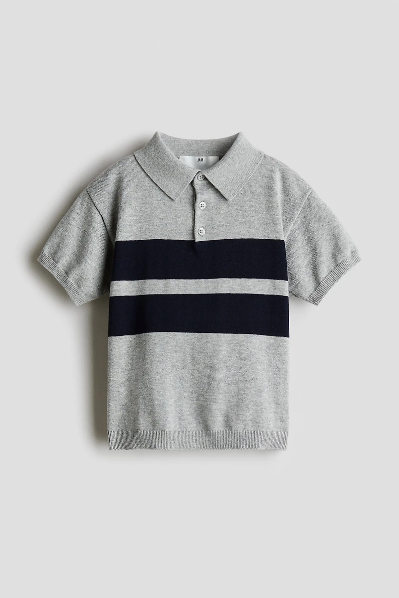 Cotton-Knit Polo Shirt
