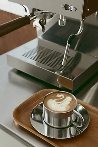 Tasse et soucoupe en inox