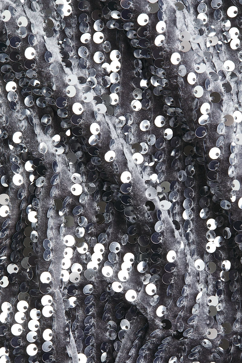 Sequined Halterneck Top