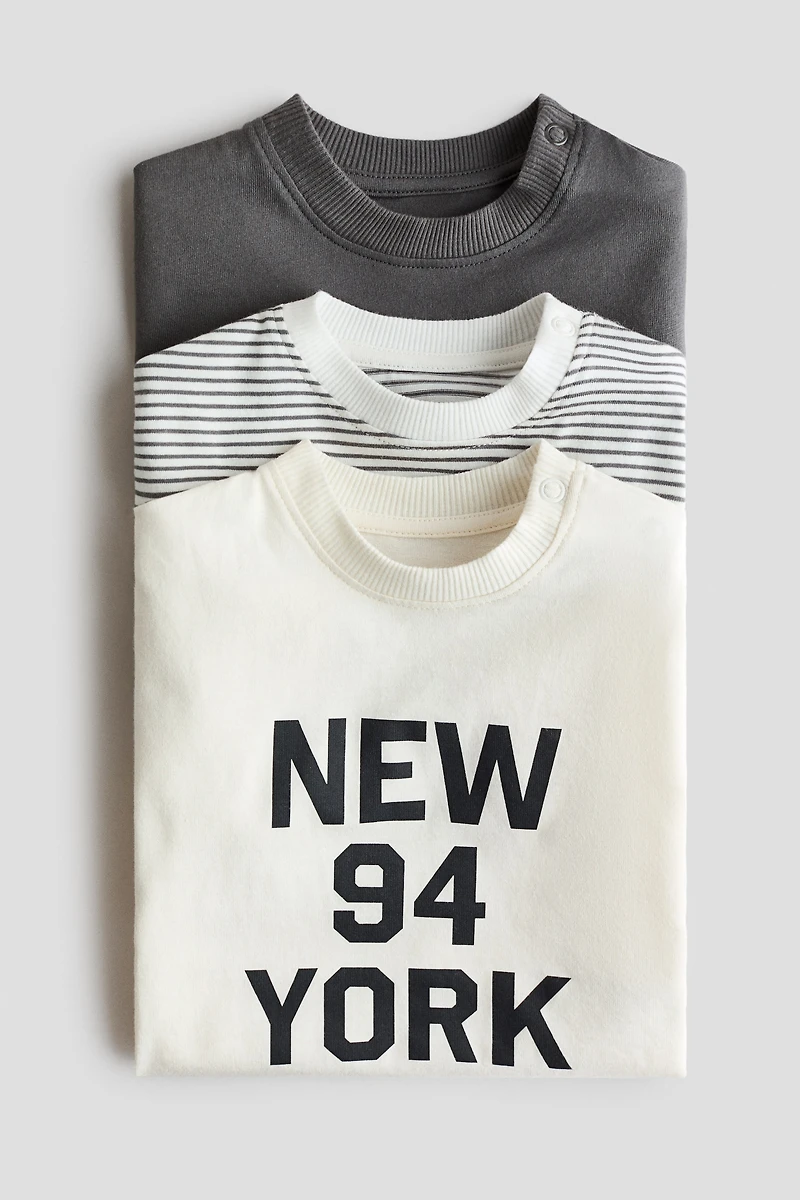 3-Pack Cotton T-Shirts