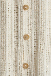 Chandail sans manches en jersey texturé