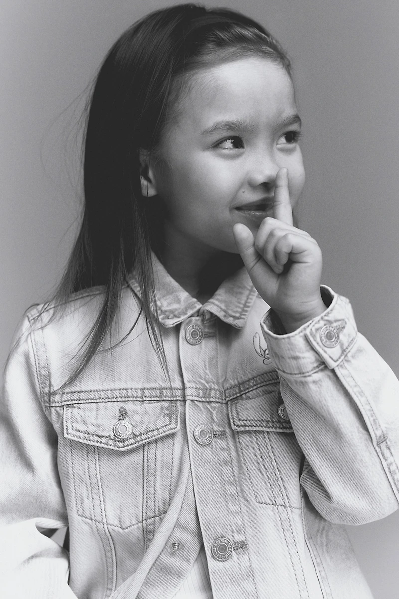 Printed Denim Jacket