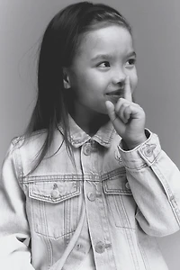 Printed Denim Jacket