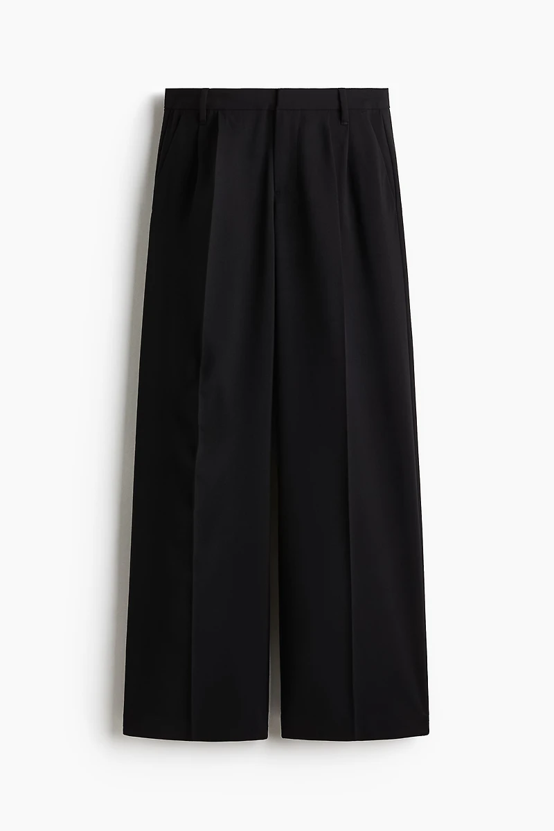 Wide-Leg Dress Pants