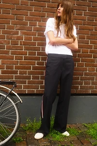 Dress Pants with Side Stripes