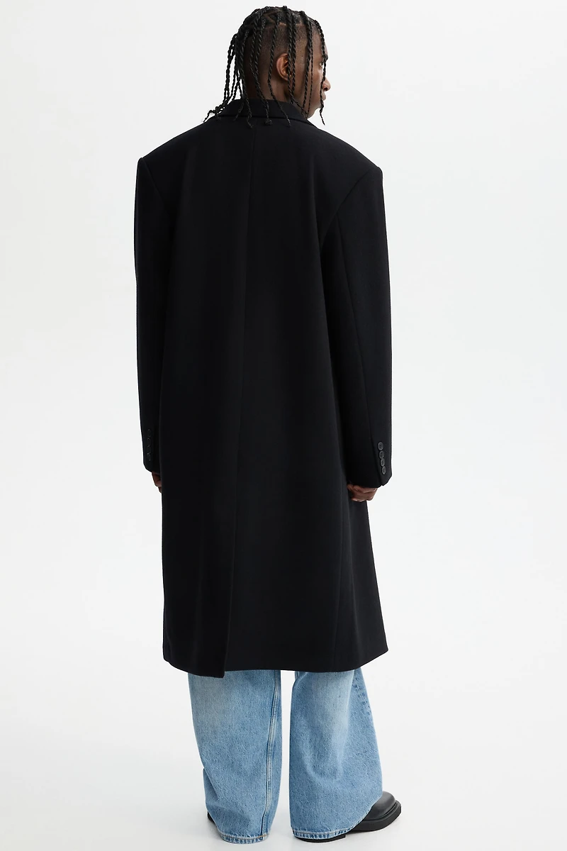 Wool-Blend Coat