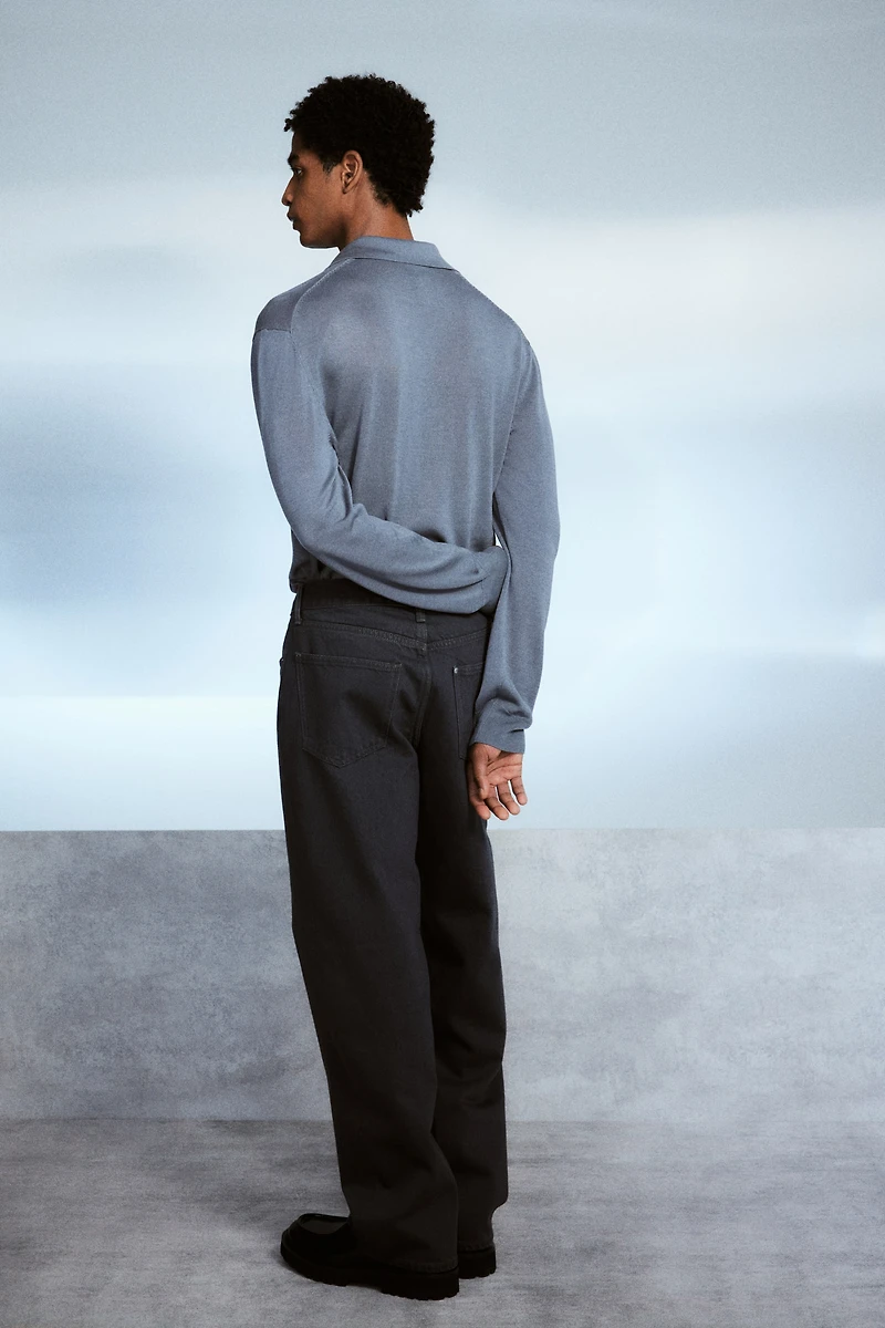 Polo classique en fin tricot