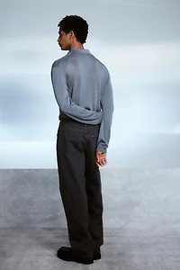 Polo classique en fin tricot