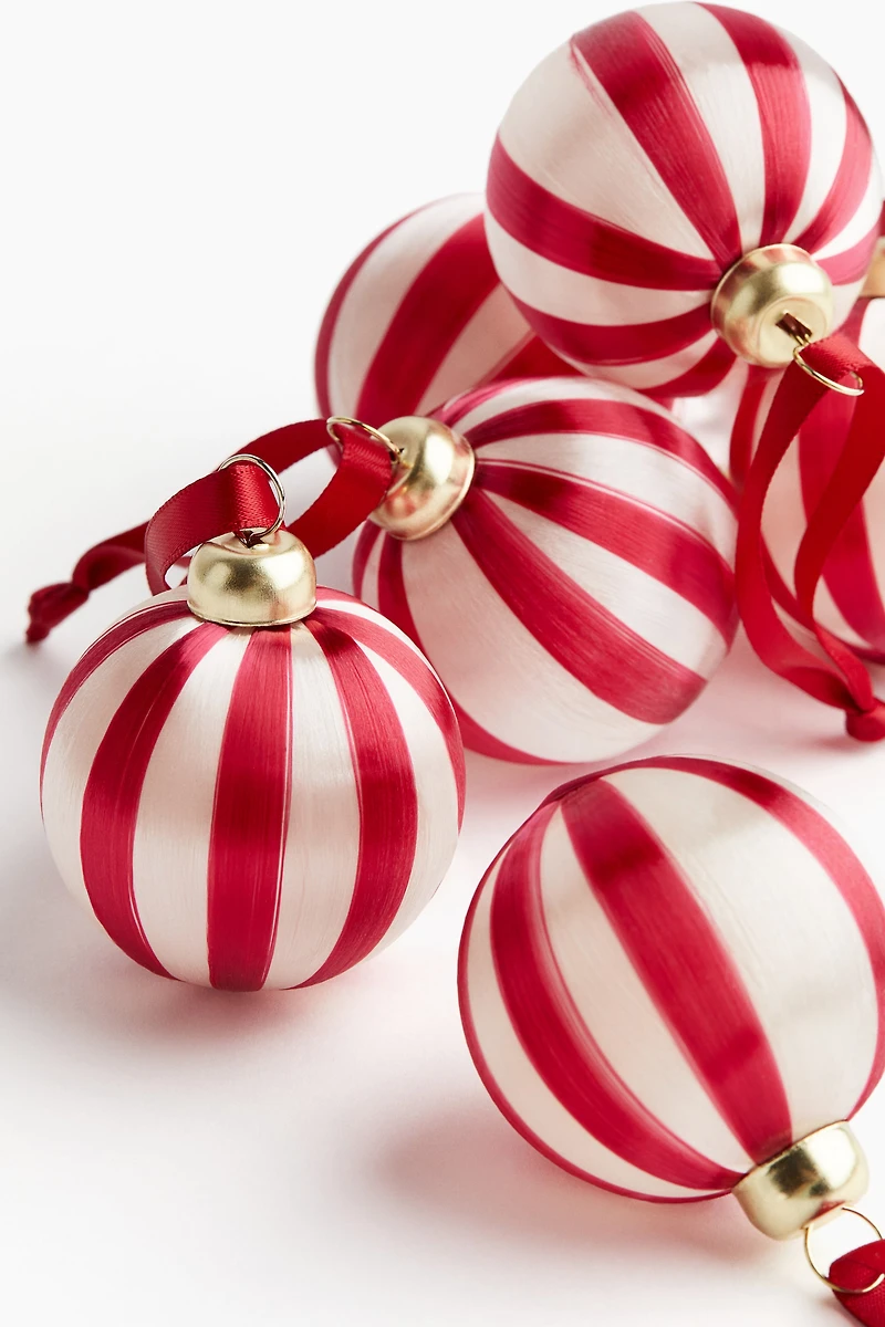 6-pack Small Christmas Ornaments