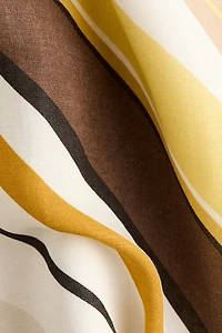 Sleeveless Linen-Blend Dress