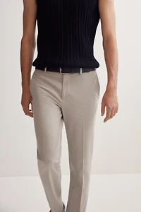 Slim-Fit Tailored Pants