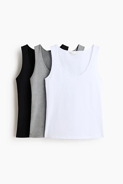 3-Pack Cotton Tank Tops