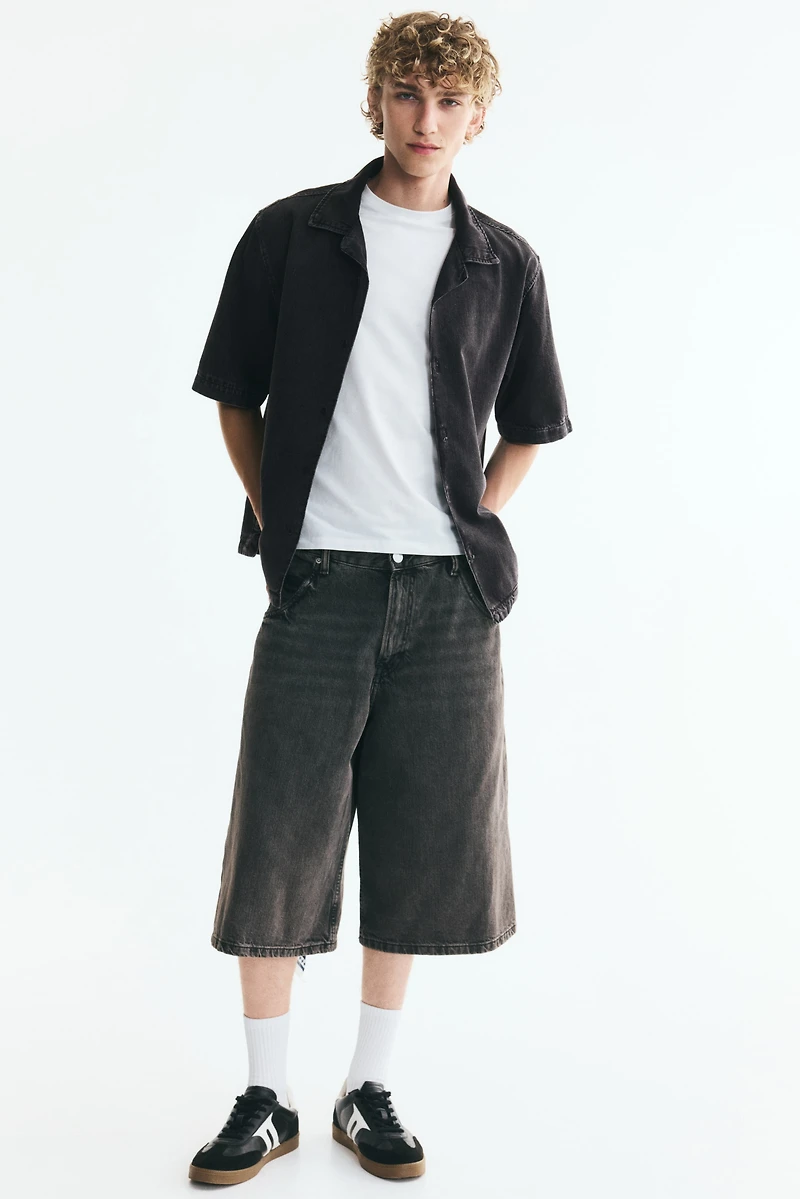 Regular-Fit Denim Resort Shirt