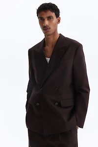Relaxed-Fit Double-Breasted Blazer