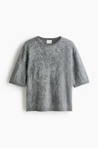 Haut en cachemire brossé