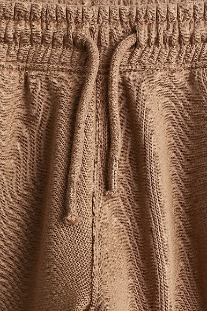 Brushed-Inside Cargo Joggers