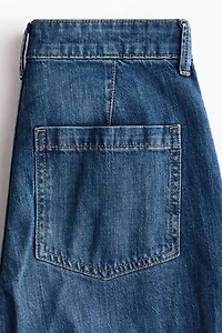 Jean large taille haute