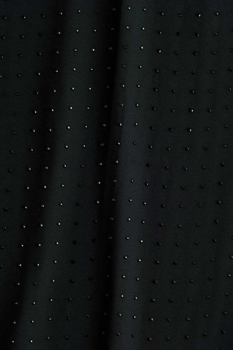 Embellished chiffon dress