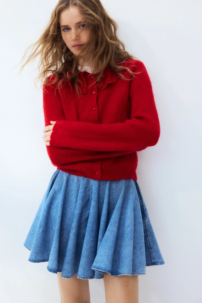 Cardigan with Collar