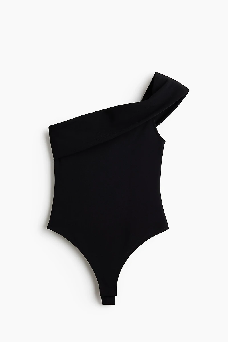 Off-the-Shoulder Thong Bodysuit