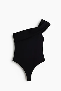 Off-the-Shoulder Thong Bodysuit