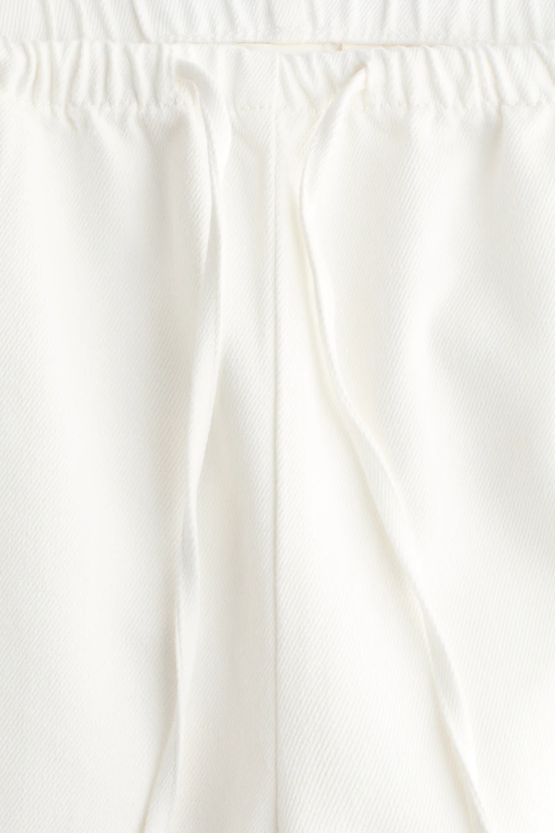 Denim Drawstring Pants