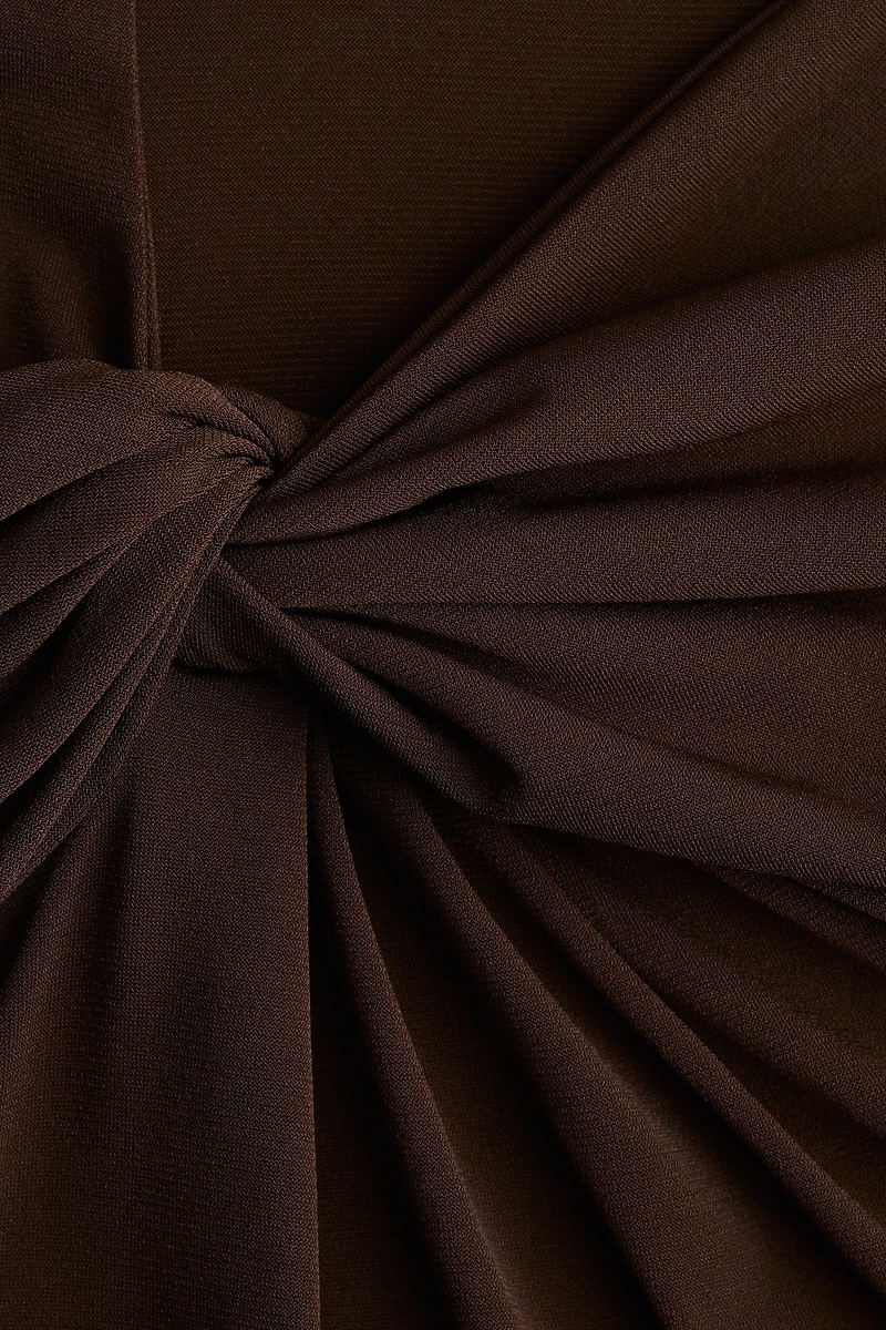 Twist-Detail Thong Bodysuit