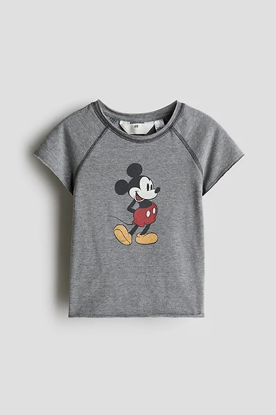 Haut en jersey avec motif imprimé