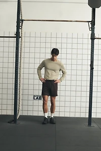 Regular-Fit Long-Sleeve Sports Shirt with DryMove™