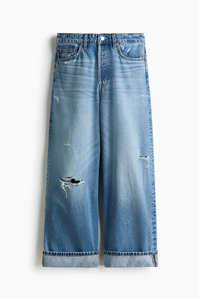 Barrel Regular Waist Ankle Jeans