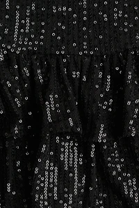 Tiered Sequined Skirt