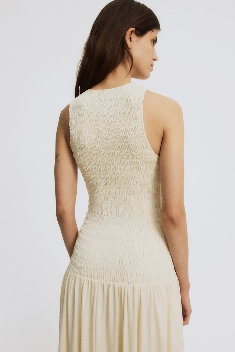 MAMA Smocked jersey dress