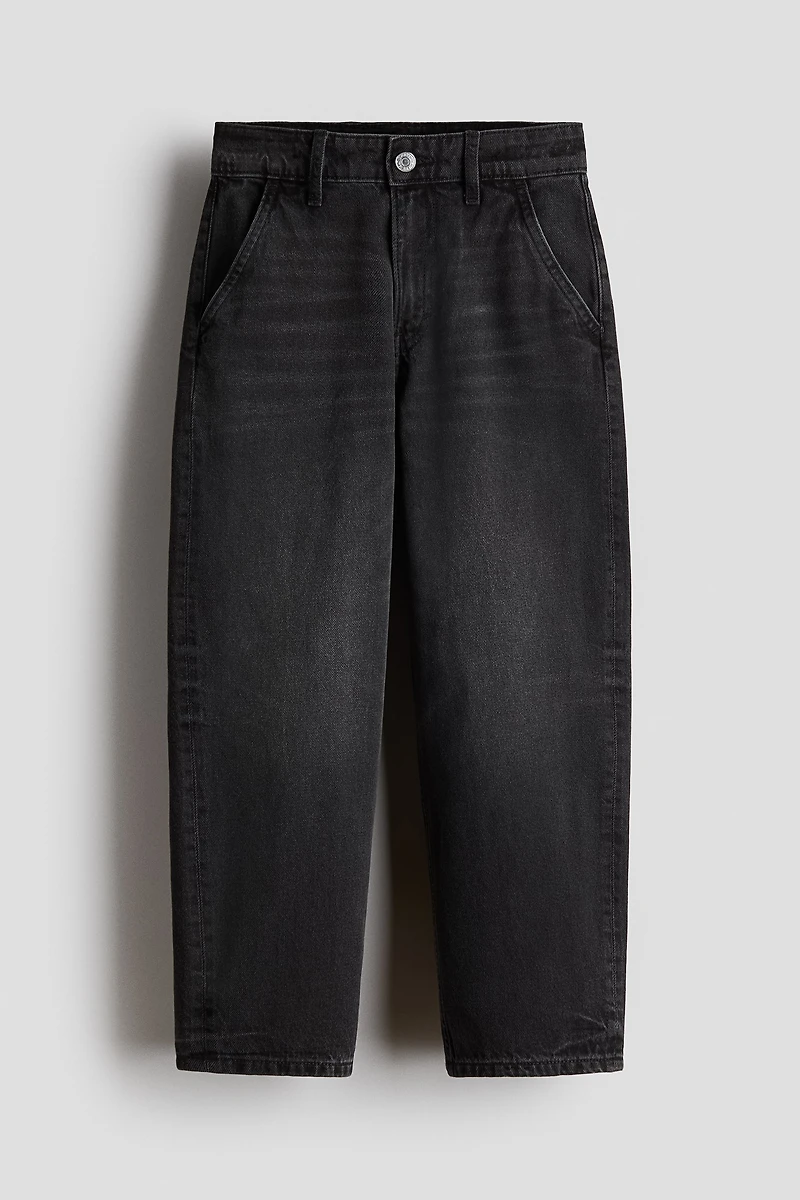 Wide-Leg Regular Jeans