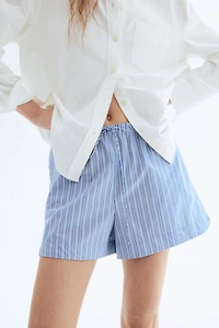 Cotton Shorts with Drawstring