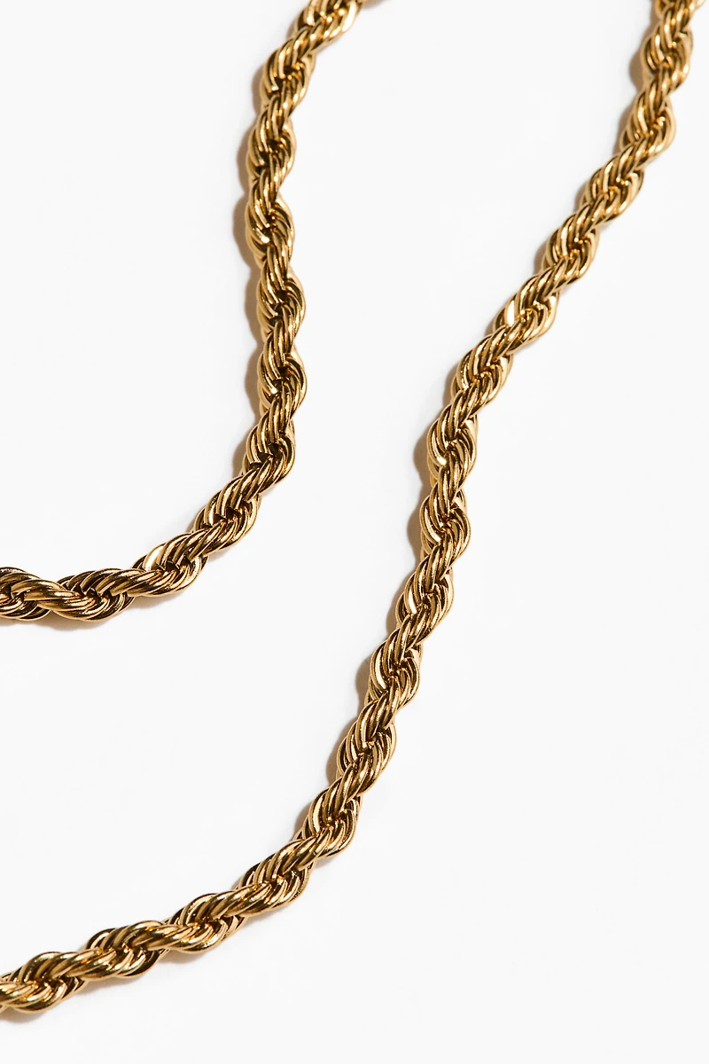 Collier imperméable torsadé