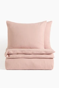 Muslin King/Queen Duvet Cover Set