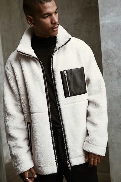 Veste ample en polar