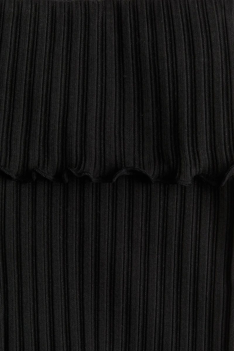 Flared Jersey Pants
