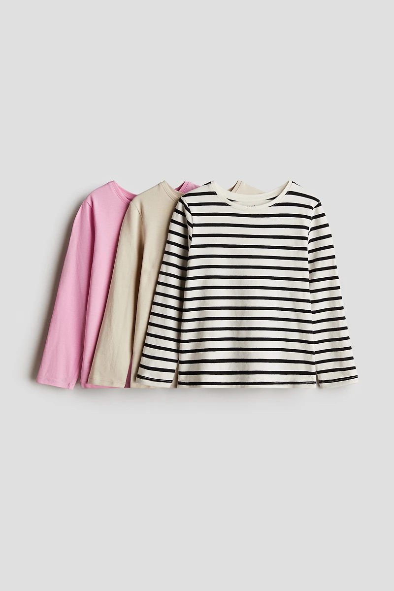 3-pack Long-sleeved Tops