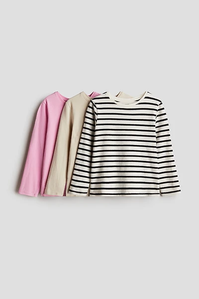 3-pack Long-sleeved Tops