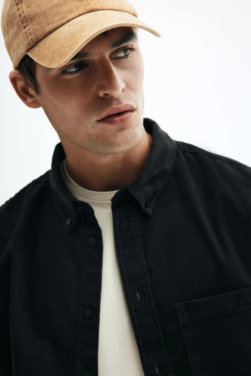 Regular-Fit Corduroy Shirt