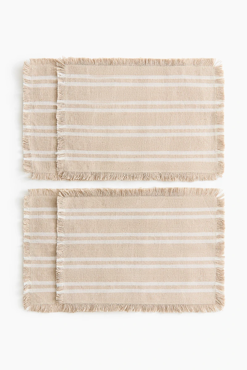 4-Pack Jute-Blend Placemats