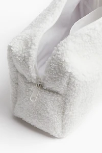 Sac à langer en tissu peluche