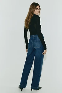 Straight High Jeans