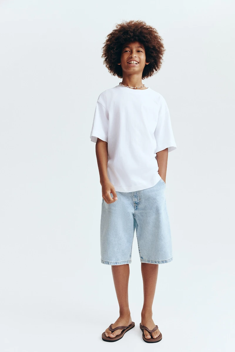 Short de menuisier en denim