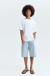Short de menuisier en denim