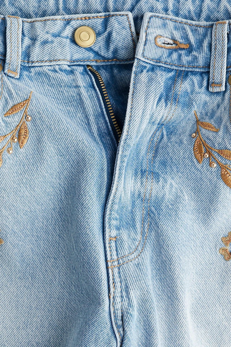 Wide-Leg Ultra High Jeans