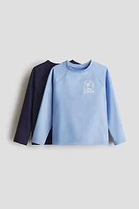 Lot de 2 T-shirts bain